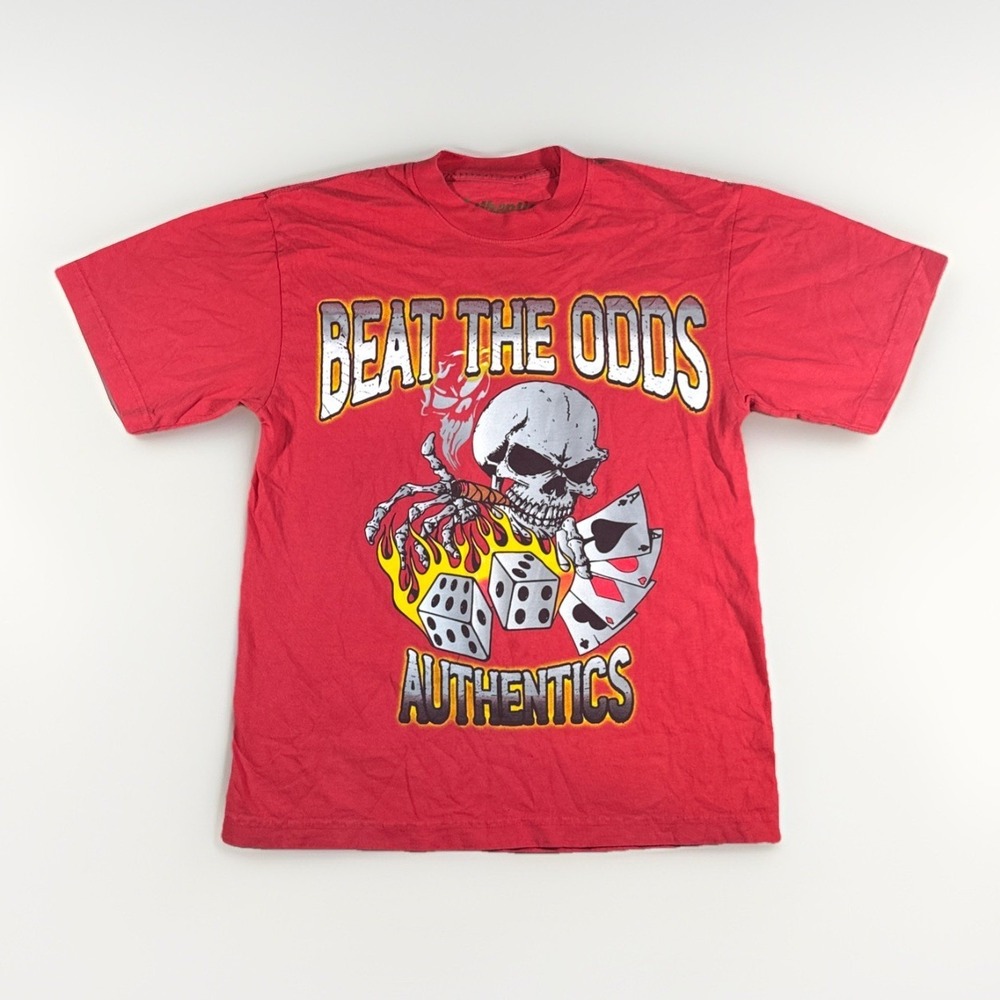 Y2K Beat The Odds Authentics Shirt Size Small